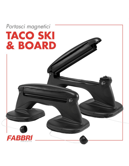 Porta esquís magnético Fabbri Taco Porta esquís magnético Fabbri Taco