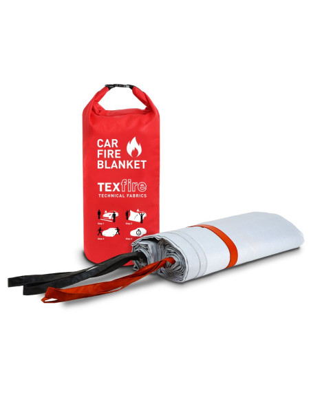 Manta ignífuga apagafuego para coches medida 9 x 6 metros Manta ignífuga apagafuego para coches medida 9 x 6 metros