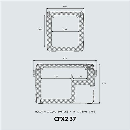 Nevera de compresor Dometic CFX2 37