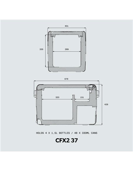Nevera de compresor Dometic CFX2 37