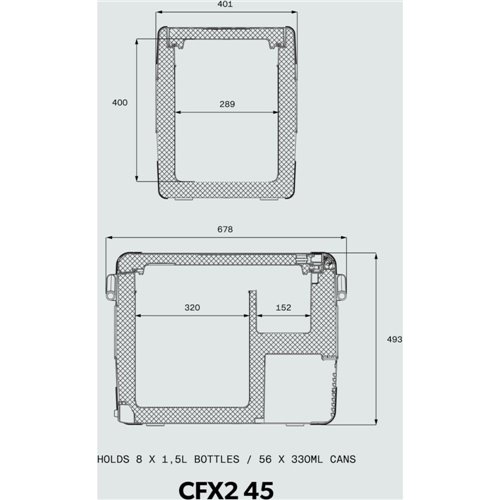 Nevera de compresor Dometic CFX2 45