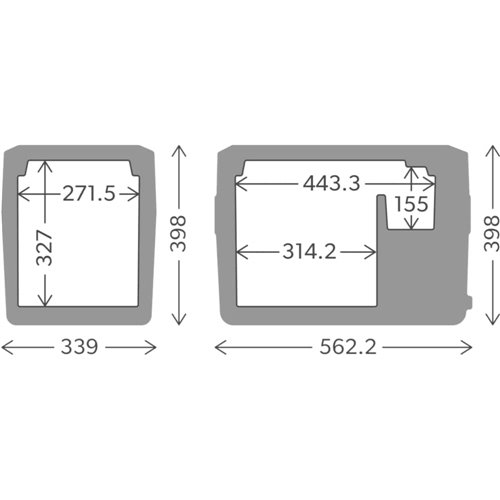 Nevera de compresor Dometic CDF2 36