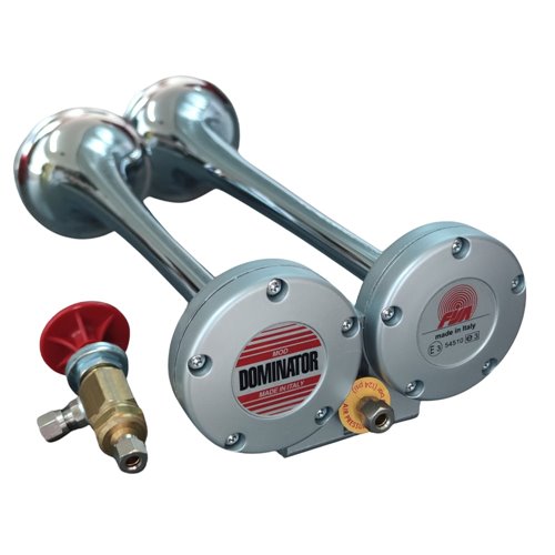 Bocinas neumáticas Fisa Dominator FN2C con válvula de pie