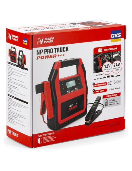 Arrancador de Litio NOMAD POWER PRO TRUCK 12V / 24V