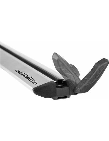 Juego de 2 barras Green Valley Vento aluminio 107 cm