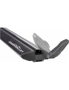 Juego de 2 barras Green Valley Vento Black aluminio negro 120 cm 2
