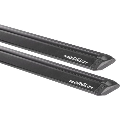 Juego de 2 barras Green Valley Vento Black aluminio negro 142 cm