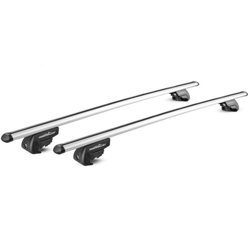 Juego completo de 2 barras aluminio 120 cm. Easy One SW railing abierto