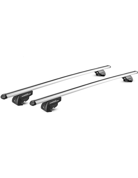 Juego completo de 2 barras aluminio 120 cm. Easy One SW railing abierto