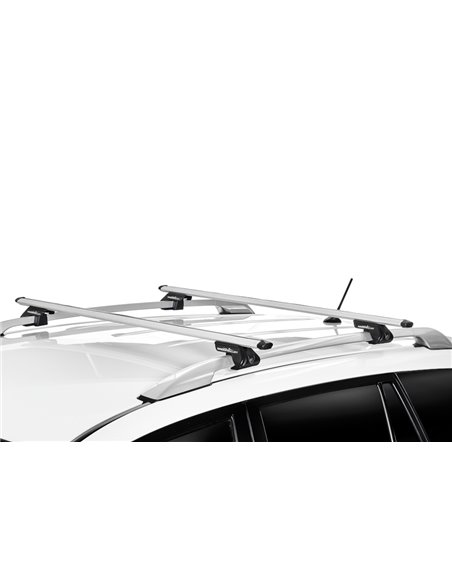 Juego completo de 2 barras aluminio 135 cm. Easy One SW railing abierto