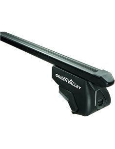 Juego completo de 2 barras acero 120 cm. Easy One SW railing abierto 2