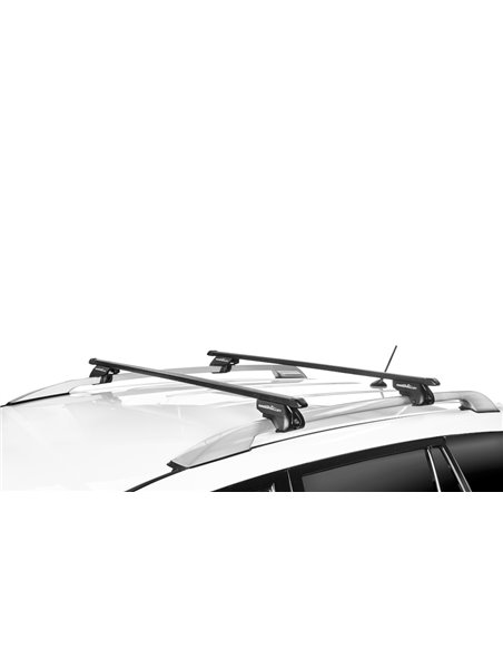 Juego completo de 2 barras acero 135 cm. Easy One SW railing abierto