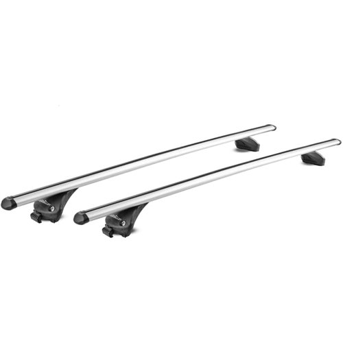 Juego completo de 2 barras aluminio 107 cm. Easy One Quick railing integrado