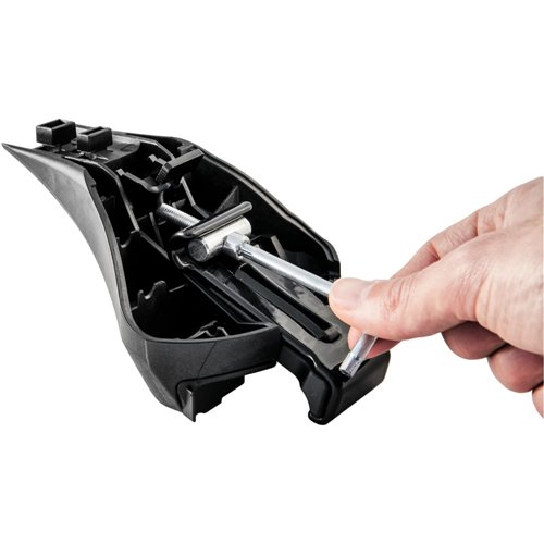 Juego completo de 2 barras aluminio 115 cm. Easy One Quick railing integrado