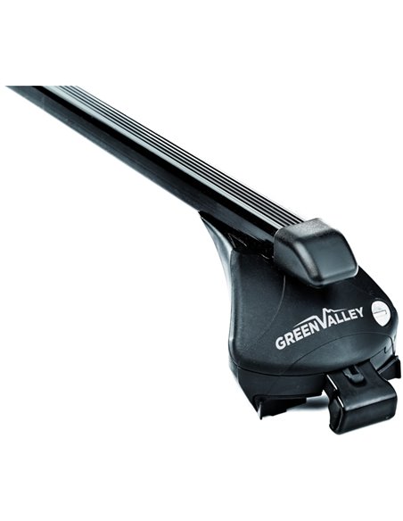 Juego completo de 2 barras y kit premontado de acero Easy One Quick 115 cm.