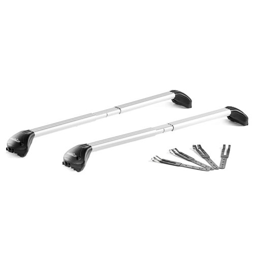 Juego de 2 barras de aluminio Free Line 80 a 110 cm. railing abierto