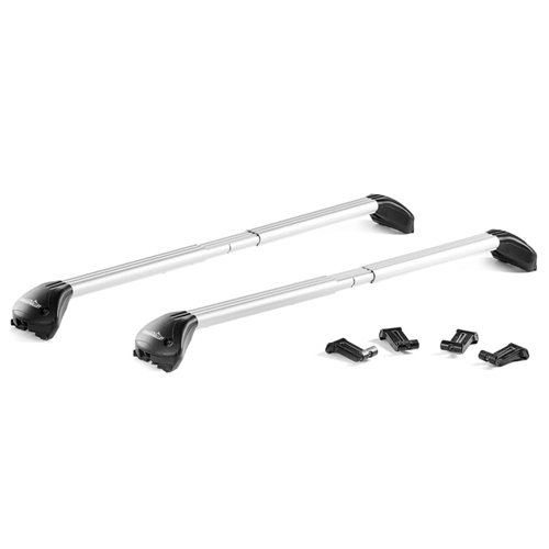Juego de 2 barras de aluminio Free Line 80 a 110 cm. railing integrado