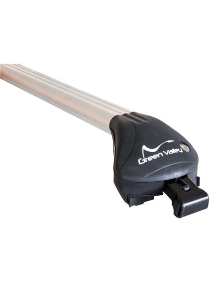 Juego de 2 barras de aluminio Free Line 80 a 110 cm. railing integrado