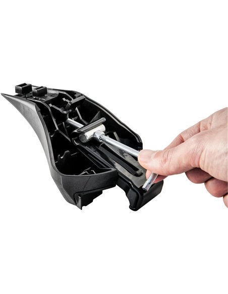 Juego de 2 barras de aluminio Free Line 80 a 110 cm. railing integrado