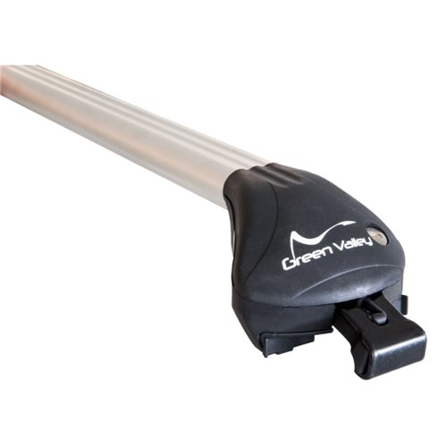 Juego de 2 barras de aluminio Free Line 100 a 130 cm. railing integrado