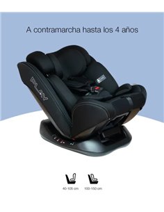 Silla de coche Play Scout i-Size 40-150 cm negra (0-12 años, sin Isofix) 2