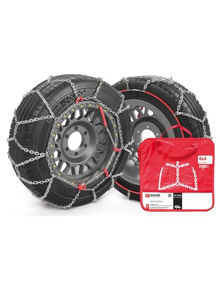 Cadenas de nieve de 16 milímetros 4X4 talla 370 Cadenas de nieve de 16 milímetros 4X4 talla 370
