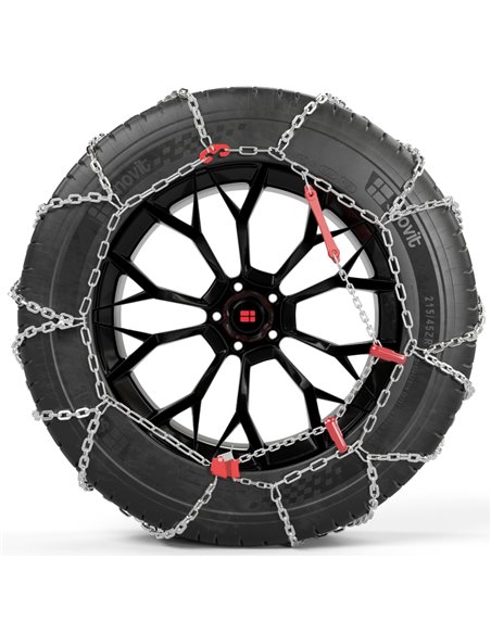 Cadenas de nieve de 13 milímetros SUV talla 370 Cadenas de nieve de 13 milímetros SUV talla 370