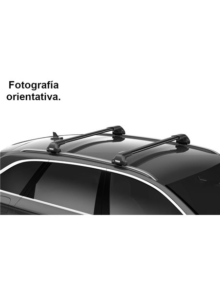 Barra de techo Thule Wingbar Edge negra 113 cm. 721620