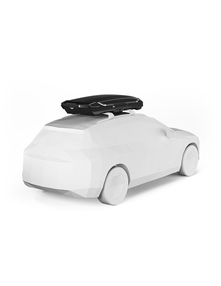 Thule Motion 3 XL Low, Cofre portaequipajes de techo 400L Negro Brillante