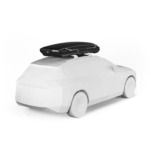 Thule Motion 3 XXL Low, Cofre portaequipajes de techo 480L Negro Brillante