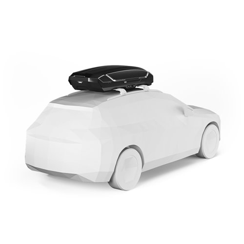 Thule Motion 3 L, Cofre portaequipajes de techo 440L Negro Brillante