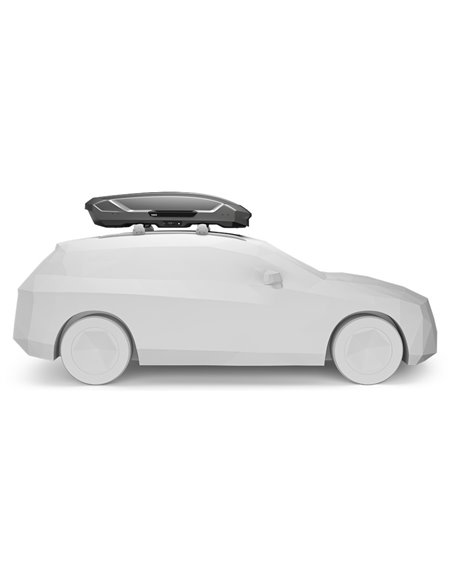 Thule Motion 3 L, Cofre portaequipajes de techo 440L Titan Brillante