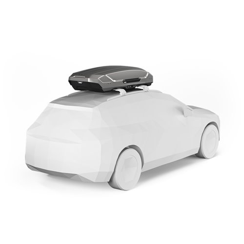 Thule Motion 3 L, Cofre portaequipajes de techo 440L Titan Brillante