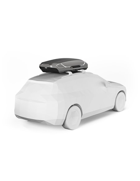 Thule Motion 3 L, Cofre portaequipajes de techo 440L Titan Brillante