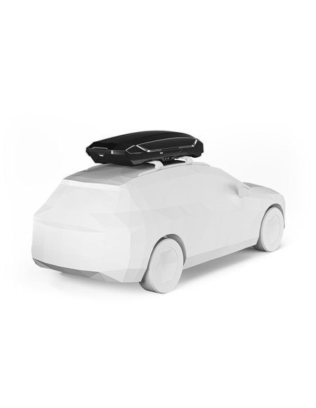 Thule Motion 3 XL, Cofre portaequipajes de techo 500L Negro Brillante