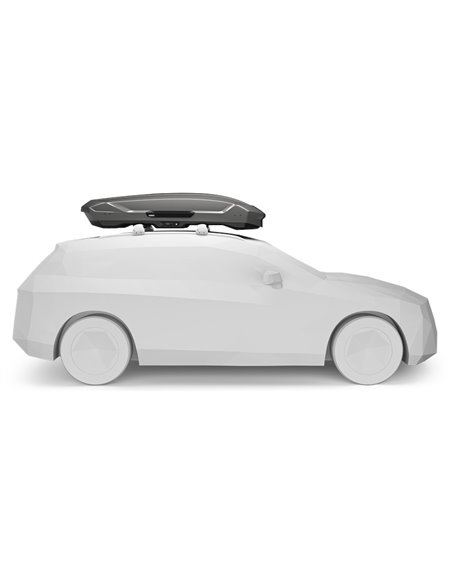 Thule Motion 3 XL, Cofre portaequipajes de techo 500L Titan Brillante