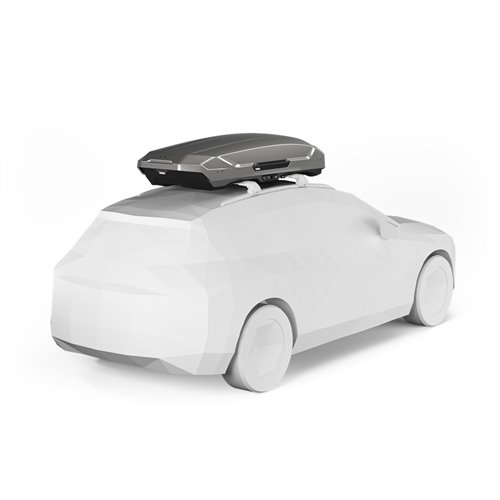 Thule Motion 3 XL, Cofre portaequipajes de techo 500L Titan Brillante