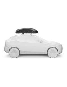 Thule Pulse 2 M, Cofre portaequipajes de techo 400L Negro Mate 2