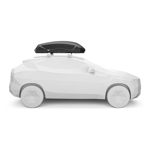 Thule Pulse 2 M, Cofre portaequipajes de techo 400L Negro Mate