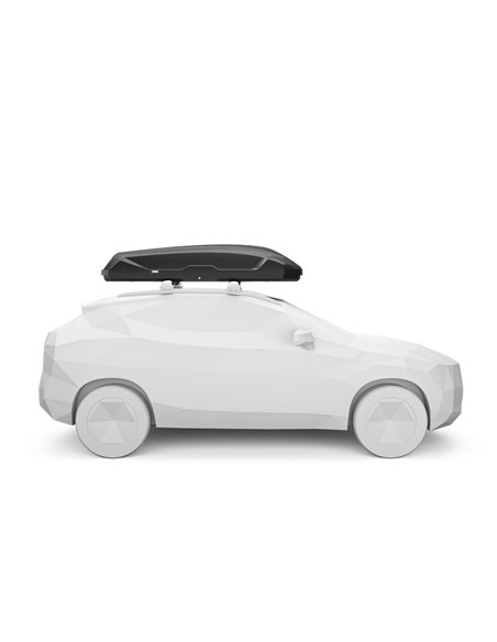 Thule Pulse 2 XL, Cofre portaequipajes de techo 500L Negro Mate