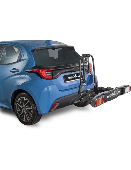 Portabicicletas bola de remolque Green Discovery 3 - 3 Bicis / 2 E-Bike | 60 Kg
