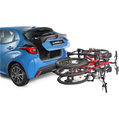 Portabicicletas bola de remolque Green Discovery 3 - 3 Bicis / 2 E-Bike | 60 Kg
