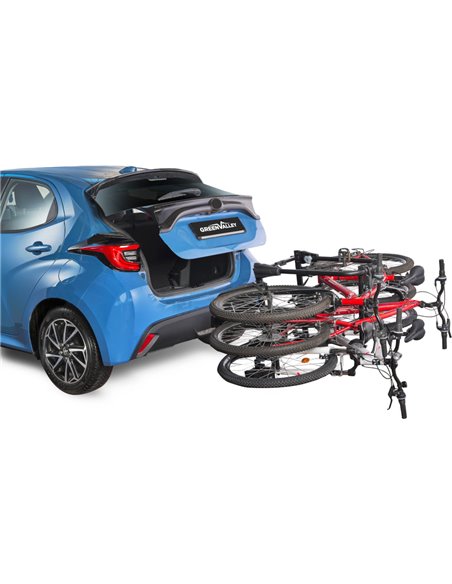 Portabicicletas bola de remolque Green Discovery 3 - 3 Bicis / 2 E-Bike | 60 Kg
