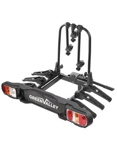Portabicicletas bola de remolque Green Discovery 3 - 3 Bicis / 2 E-Bike | 60 Kg
