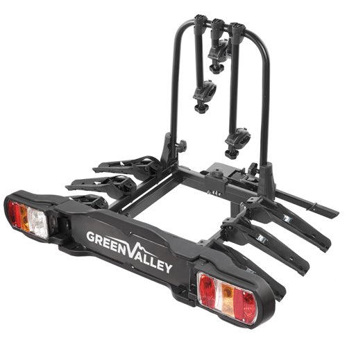 Portabicicletas bola de remolque Green Discovery 3 - 3 Bicis / 2 E-Bike | 60 Kg
