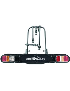 Portabicicletas bola de remolque Green Discovery 3 - 3 Bicis / 2 E-Bike | 60 Kg
 2