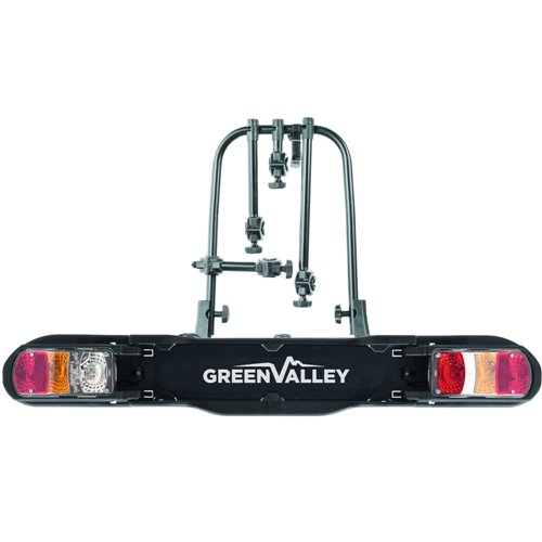 Portabicicletas bola de remolque Green Discovery 3 - 3 Bicis / 2 E-Bike | 60 Kg
