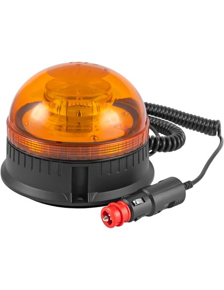 Rotativo led 12/24V magnético homologado R65 de 36 led