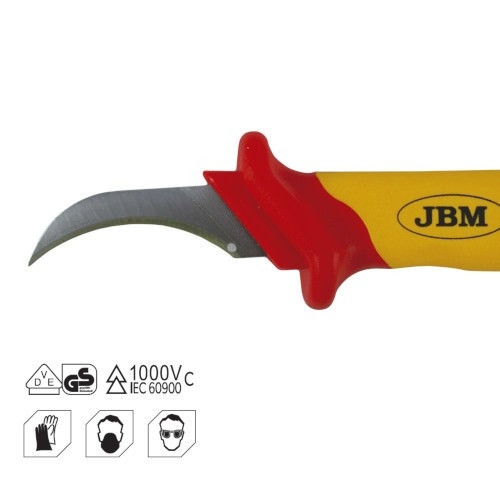 JBM 53165 Cuchillo aislado curvado