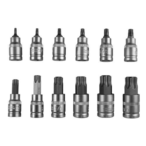 JBM 51261 Set 12 piezas 1/2" punta torx